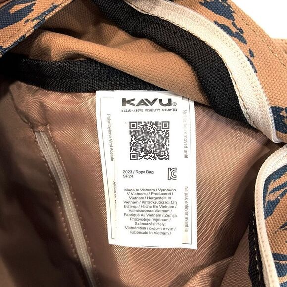 New✨ KAVU Chevron Shore Rope Sling Bag - Picture 8 of 12